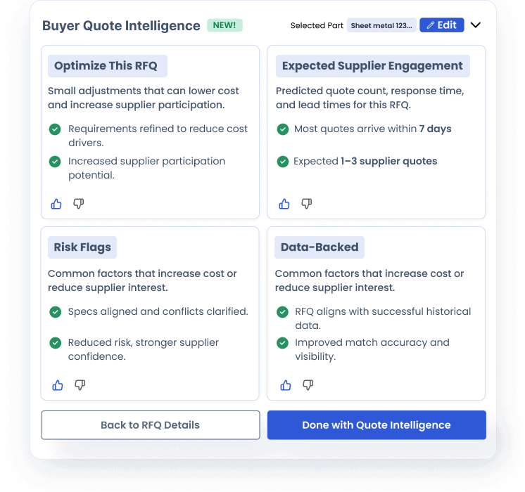 Buyer Quote Intelligence